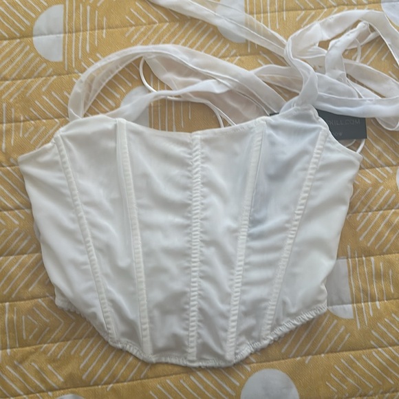 Dolls Kill Widow In The Mist Bustier top - Picture 6 of 8